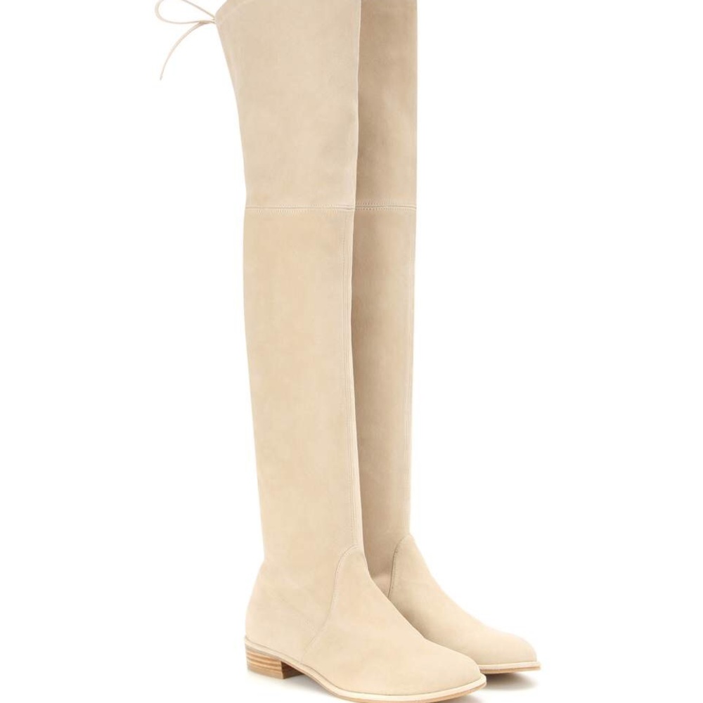 Stuart Weitzman Lowland in Buff Suede Size 7.5